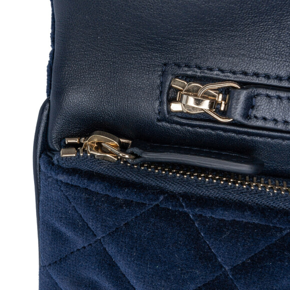 Auth Chanel Quilted 31 Clutch Blue Dark #168256C17B - Picture 8 of 10